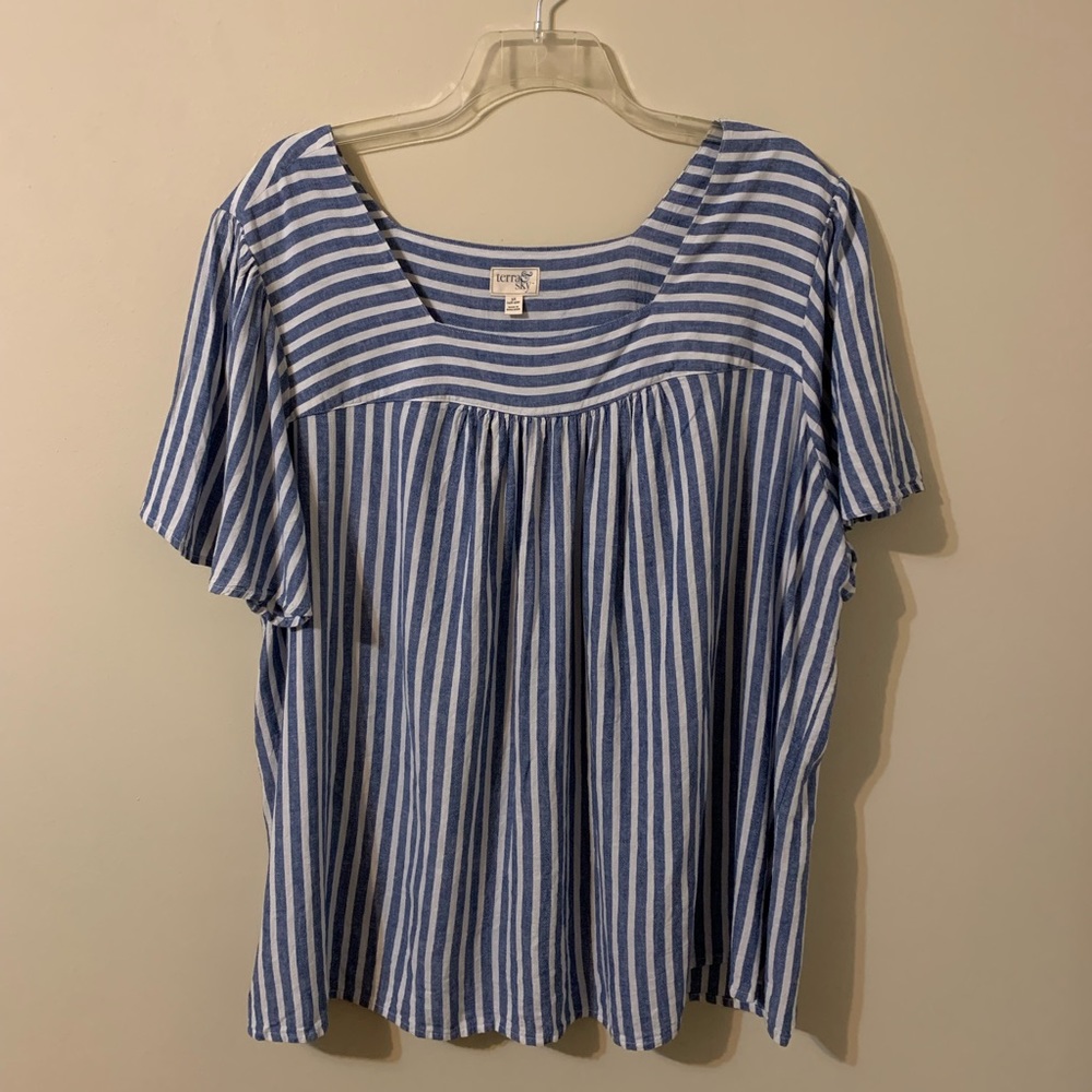 TERRA & SKY top, size 3X